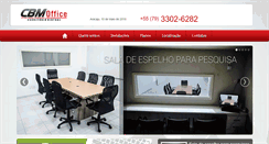 Desktop Screenshot of cbmoffice.com.br