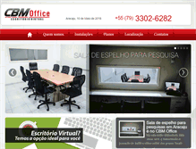 Tablet Screenshot of cbmoffice.com.br